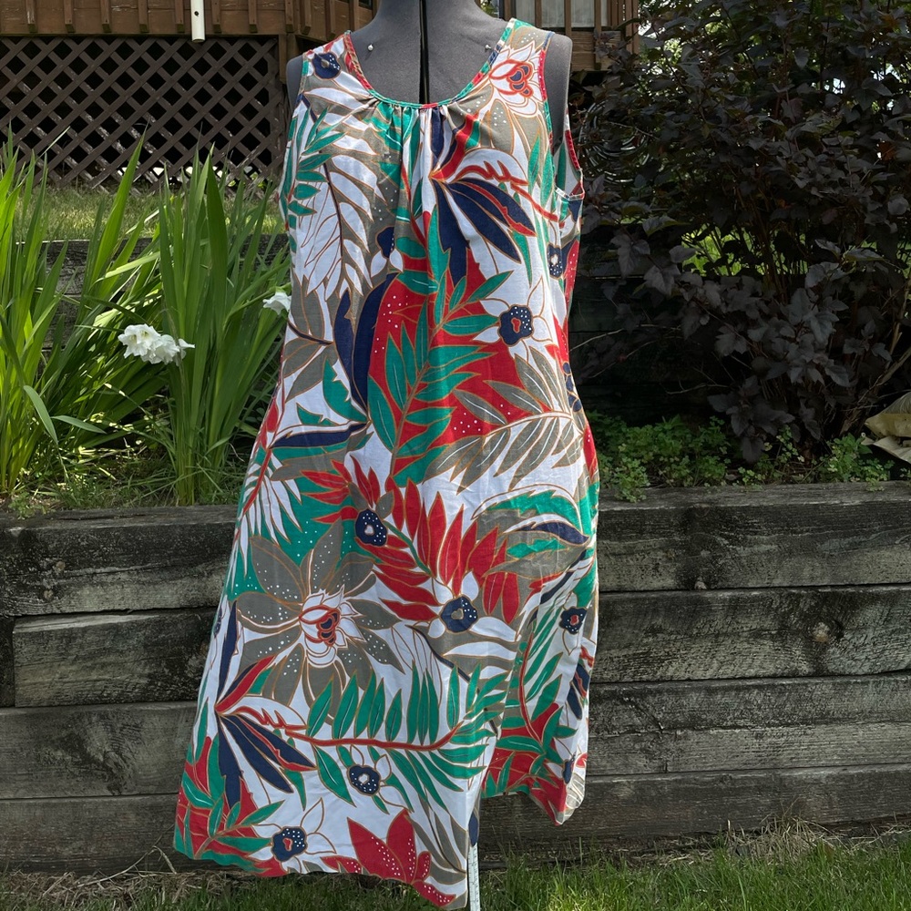 Blair Large Tropical Patterned Dress
